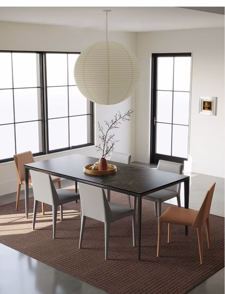 Donna 雲石岩板餐桌 1 3