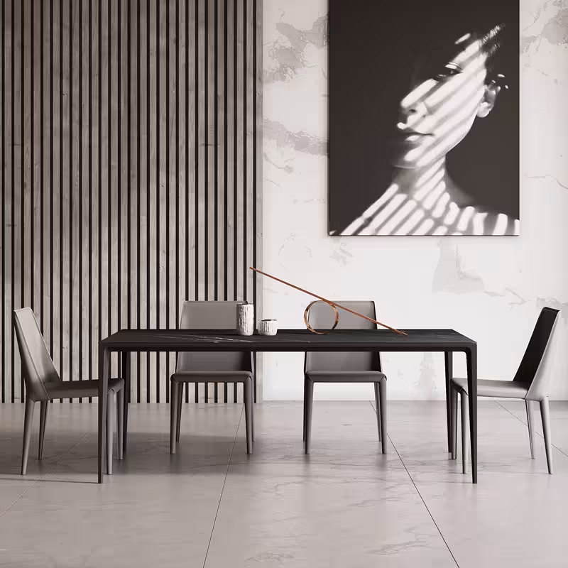 Donna-極簡雲石/岩板餐桌