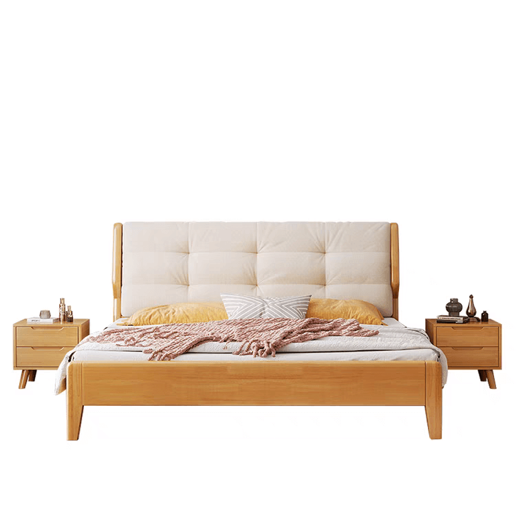 Rosemary-Cloud Solid Wood Bed Frame Rosemary-雲朵實木床架 - Image 3