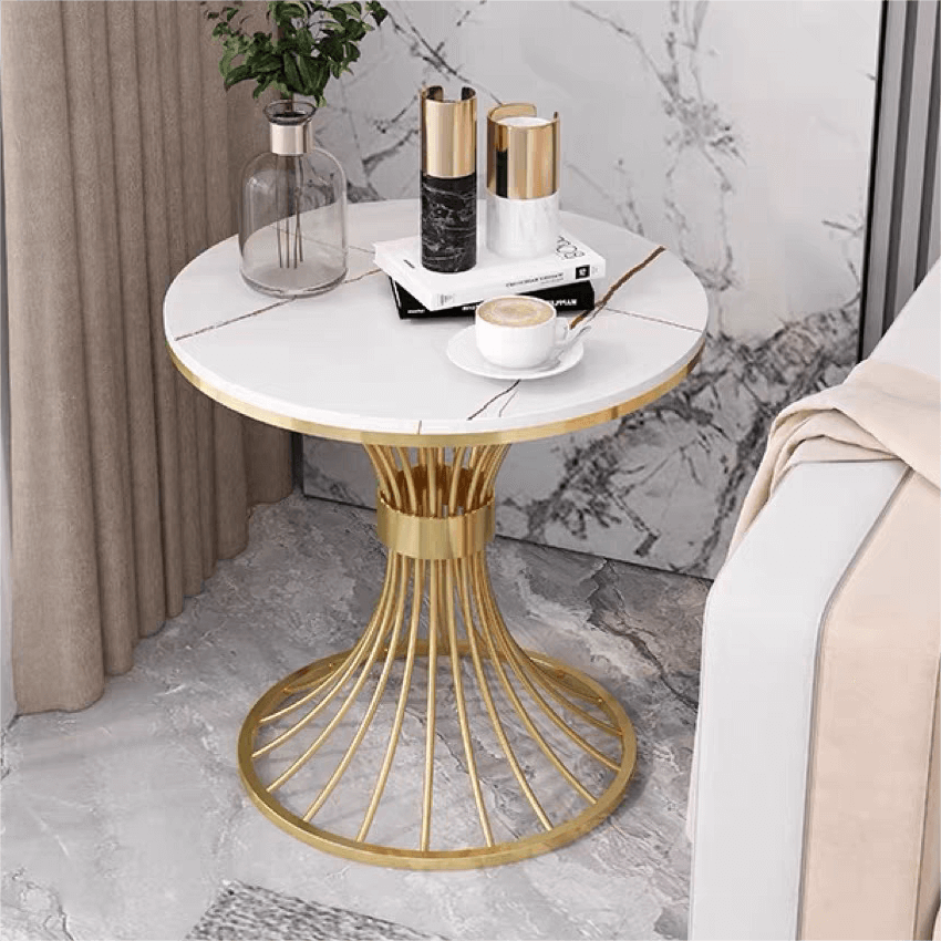 Maurice 岩板圓形洽談桌 44