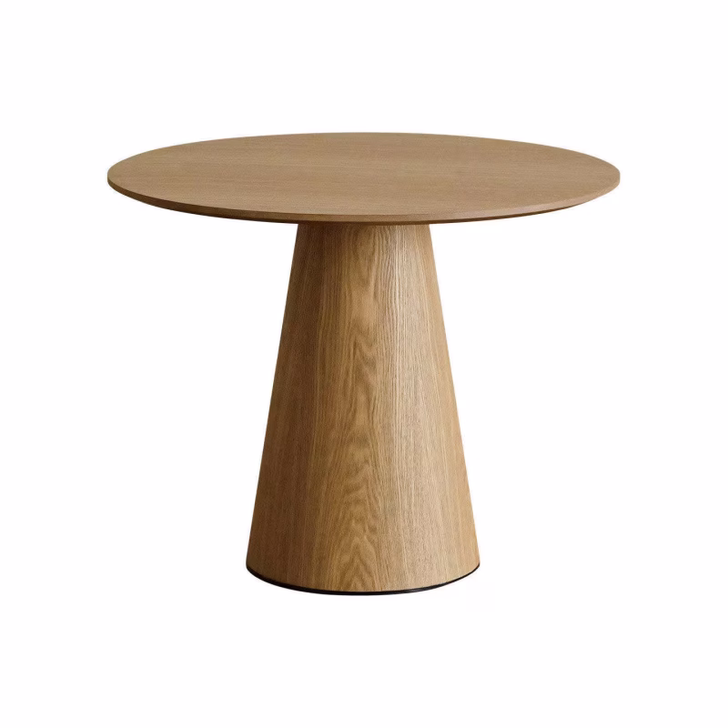 Aurora-簡約圓形實木餐枱