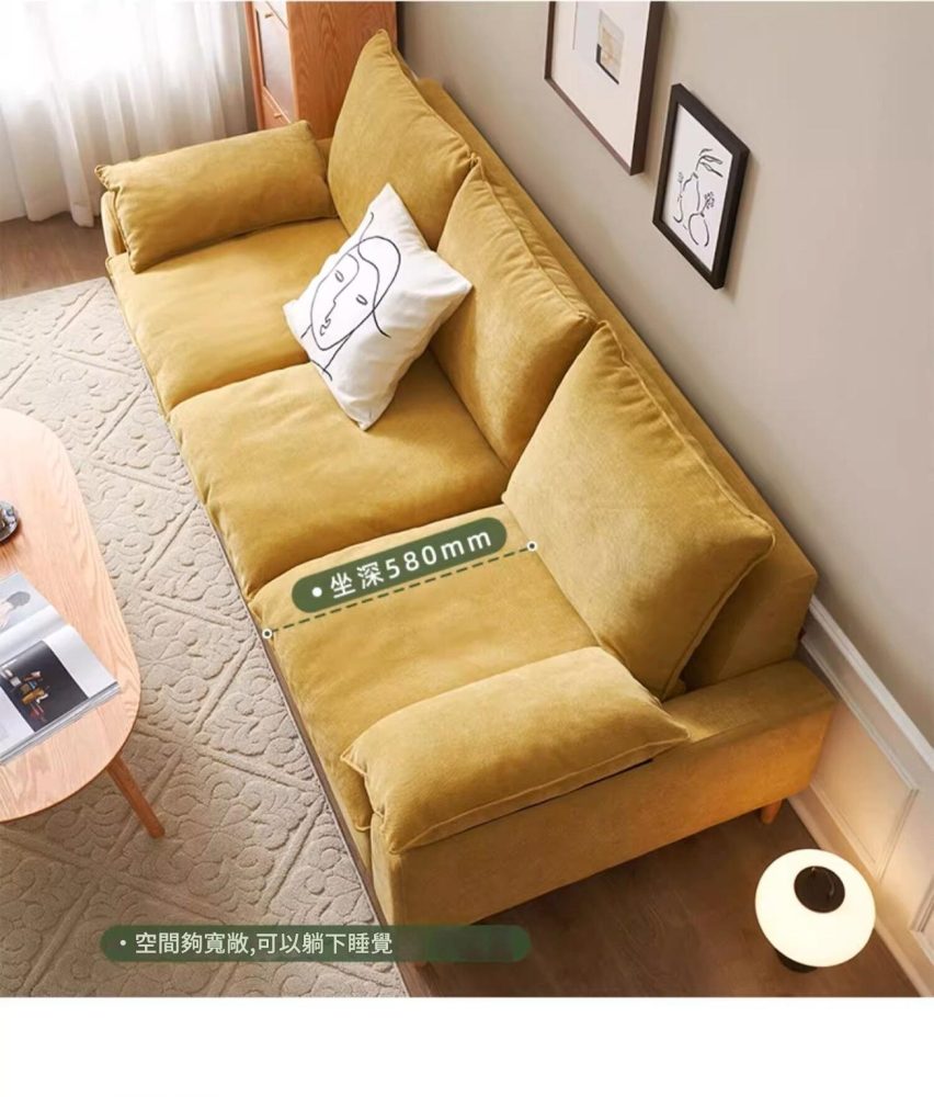 Newton 陽光日式實木梳化 34 01236