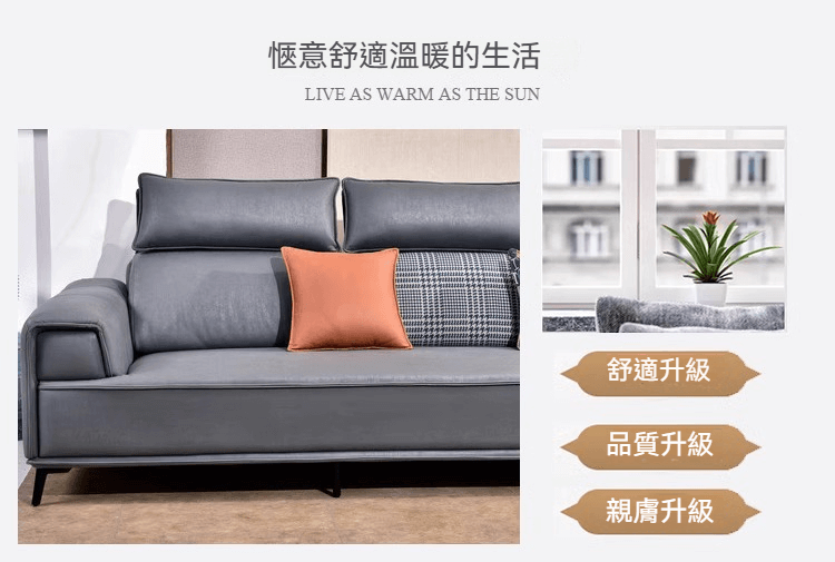 Adelina 撞色科技布梳化 81