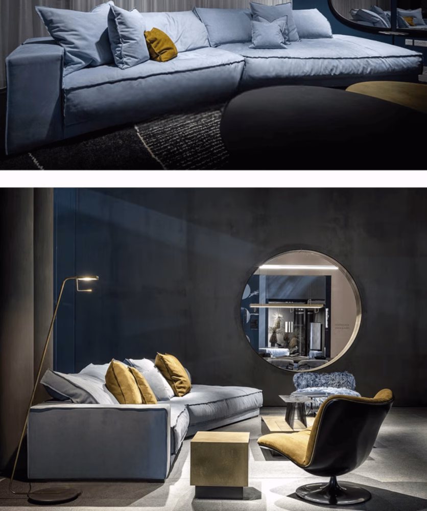 Aspasia 異形豆腐大斜角梳化 15 065