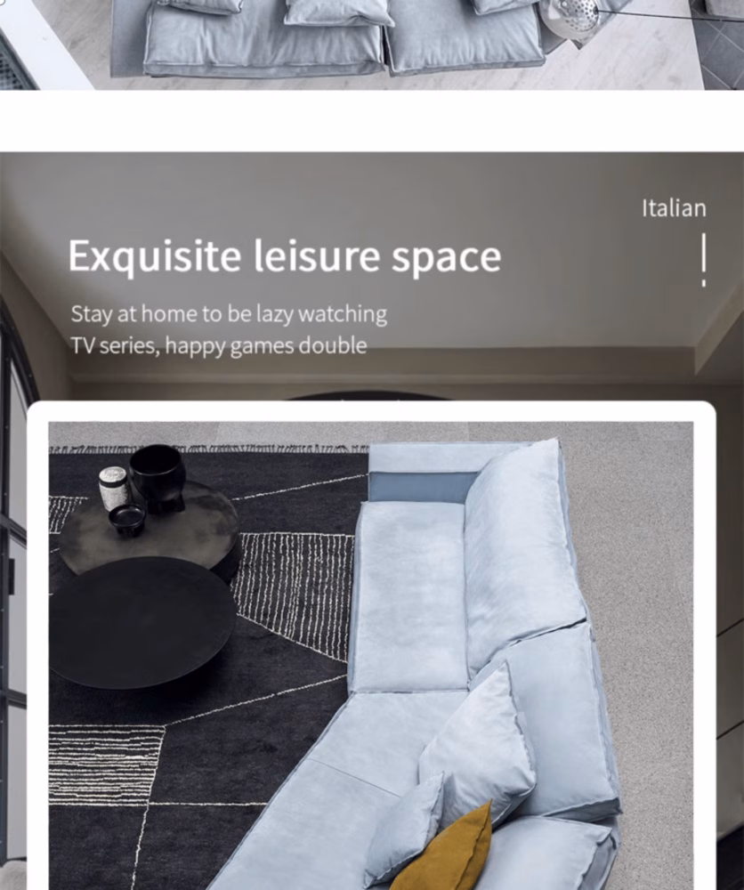 Aspasia 異形豆腐大斜角梳化 17 065