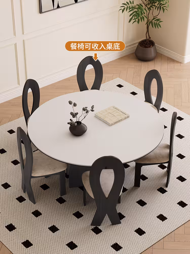 Marlene 雙葉圓形岩板餐枱 1 converted