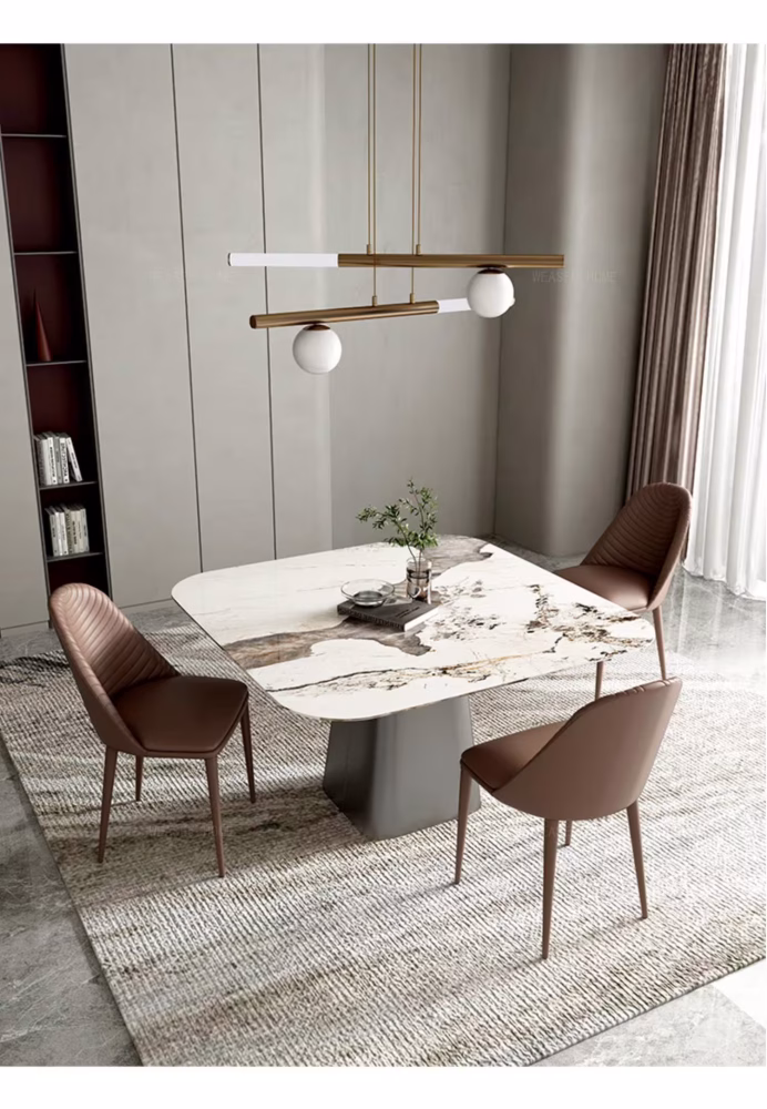 Nan 方形轉盤雲石岩板餐枱 6 converted