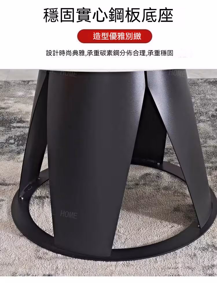 Olive 圓形轉盤雲石岩板餐枱 7 converted