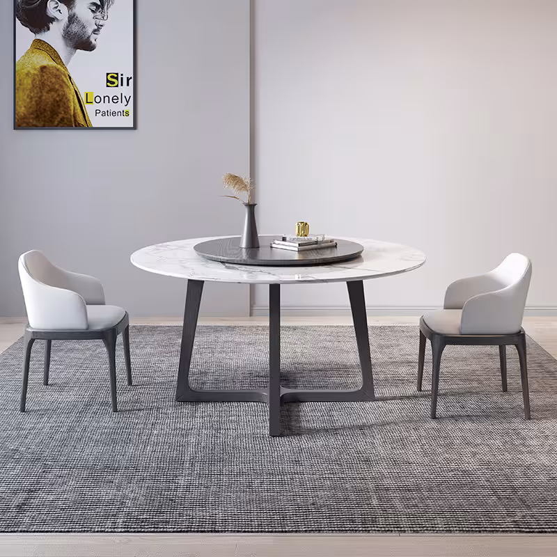 Pancy 圓形轉盤雲石岩板餐枱 4 converted 1