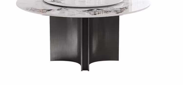 Paula 圓形轉盤雲石岩板餐枱 10 converted converted