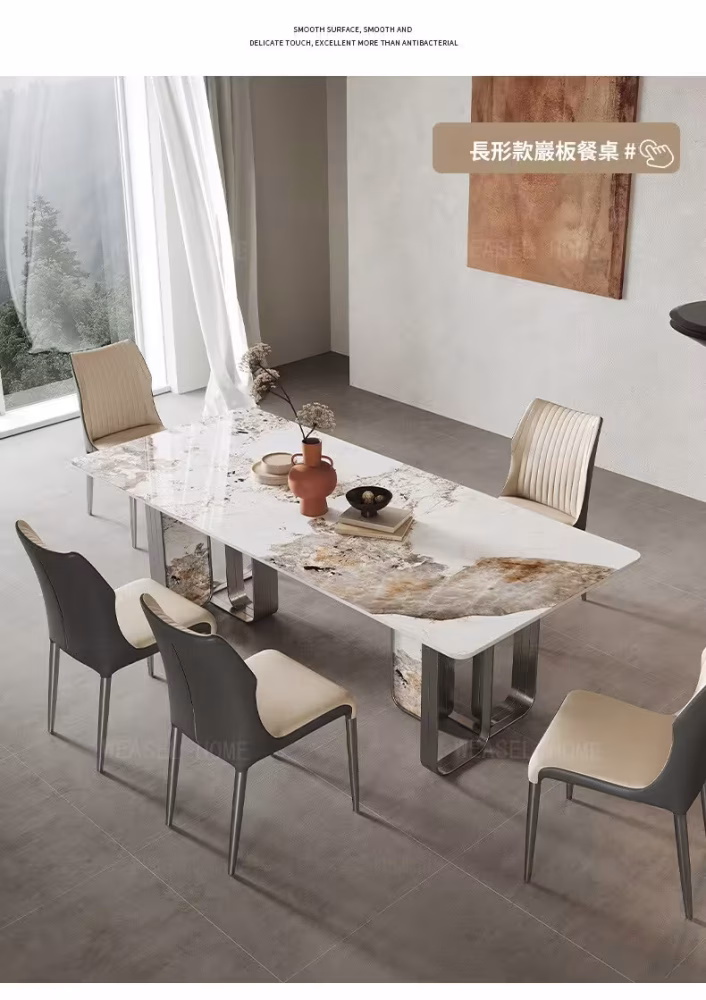 Poll 圓形轉盤岩板餐枱 10 converted