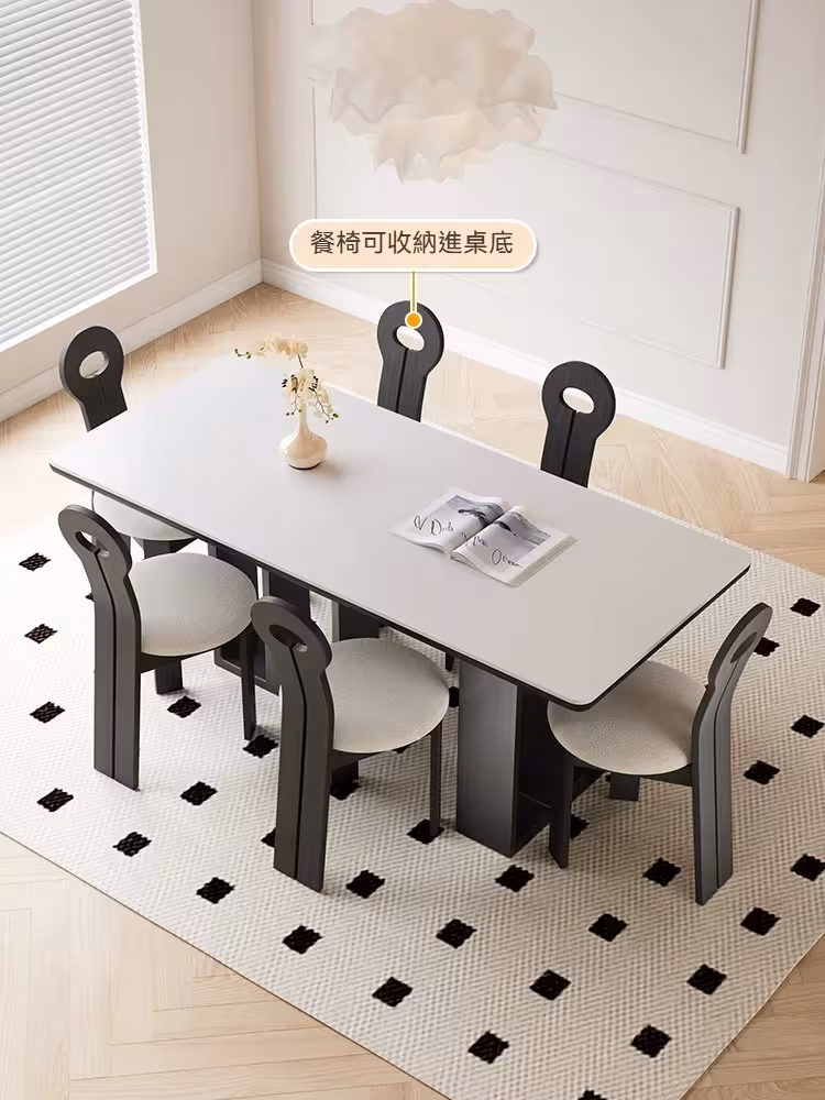 Micky 藝術几何餐枱 111 7