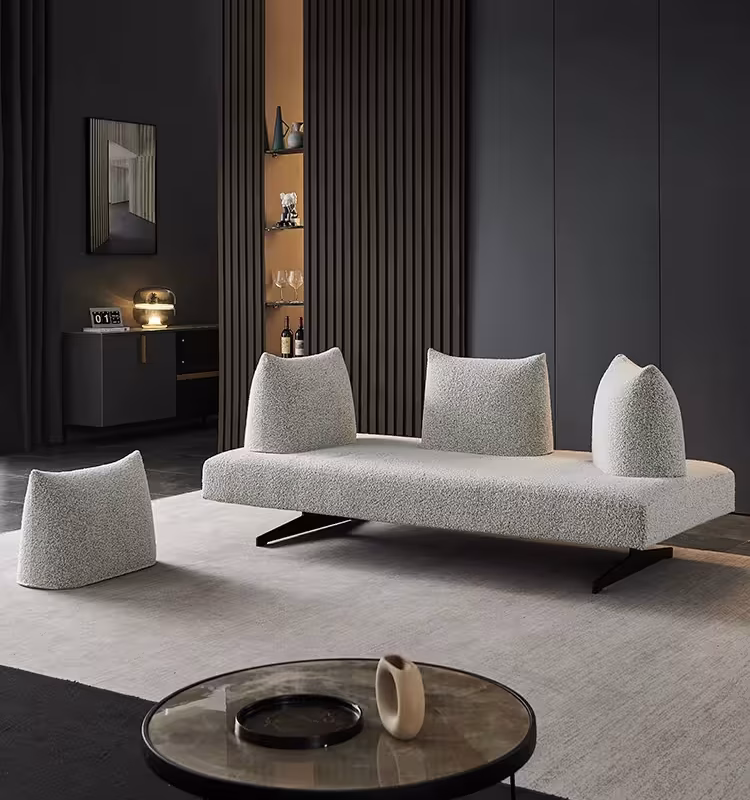 Prado-不倒翁牛角包梳化貴妃椅