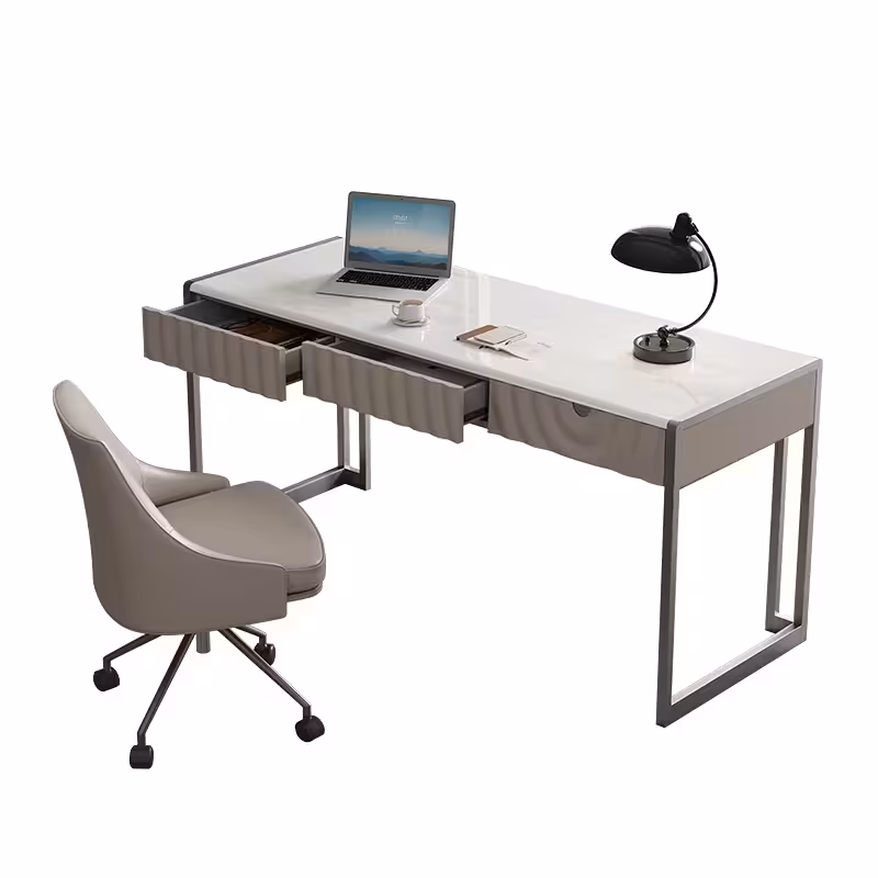 Blithe-曼舞三抽實木櫃書枱