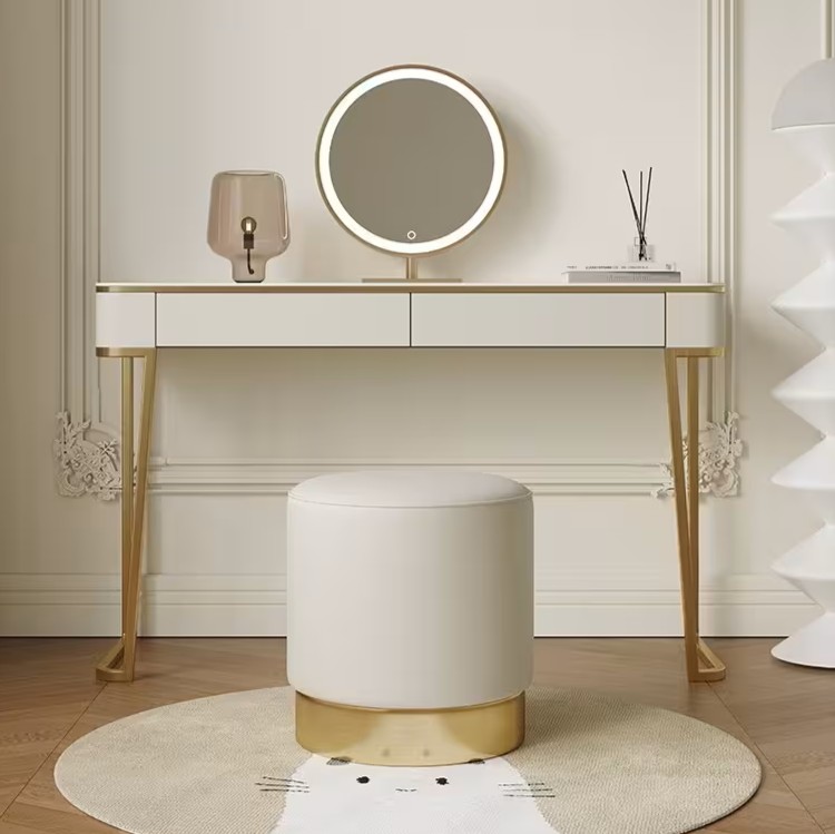 Chad-夏日温柔雙抽屜梳妝枱