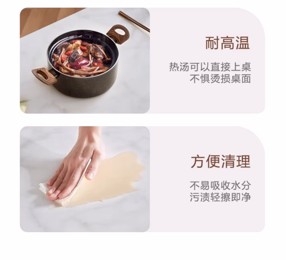 Bertha 天然大理石圓形餐枱 9