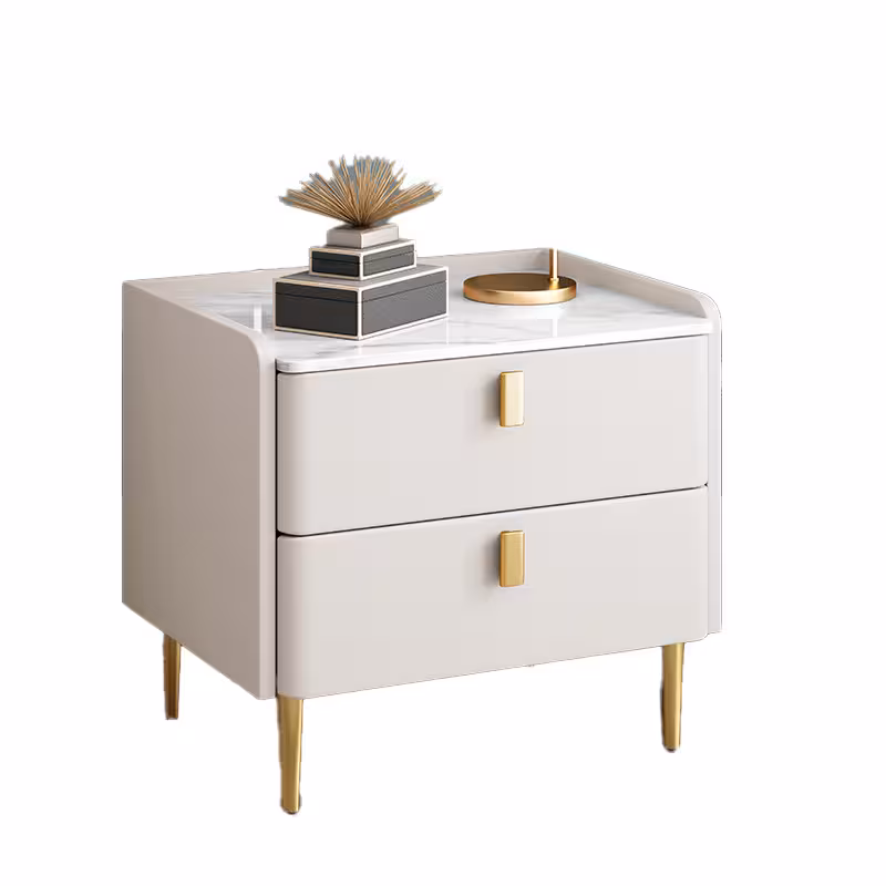 Ashbur-皮革岩板床頭櫃