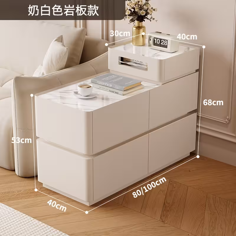(包送貨包安裝)Camilla-多功能窄身梳化邊櫃(排插+無線充電+夜燈+音箱+密碼鎖) Camilla 窄身梳化邊櫃主图2 3 converted