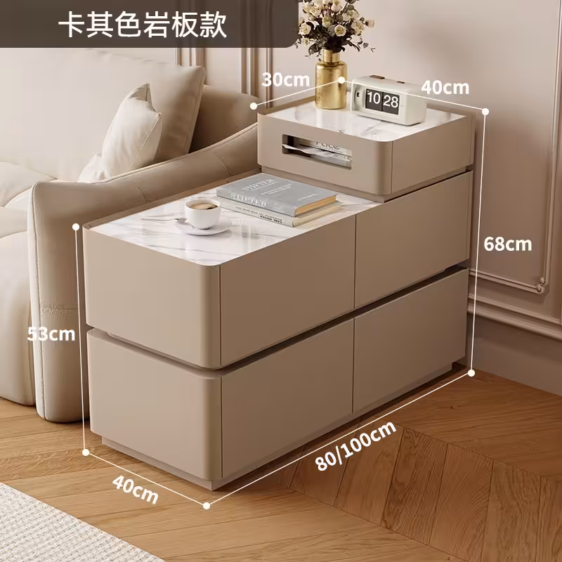 (包送貨包安裝)Camilla-多功能窄身梳化邊櫃(排插+無線充電+夜燈+音箱+密碼鎖) Camilla 窄身梳化邊櫃主图2 4 converted