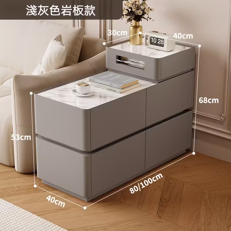 (包送貨包安裝)Camilla-多功能窄身梳化邊櫃(排插+無線充電+夜燈+音箱+密碼鎖) Camilla 窄身梳化邊櫃主图2 5 converted