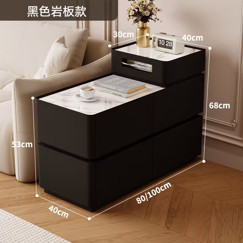 (包送貨包安裝)Camilla-多功能窄身梳化邊櫃(排插+無線充電+夜燈+音箱+密碼鎖) Camilla 窄身梳化邊櫃主图2 7 converted