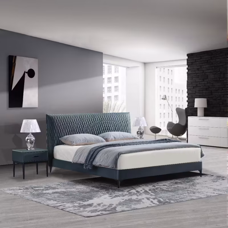 Carey-齊邊科技布床架