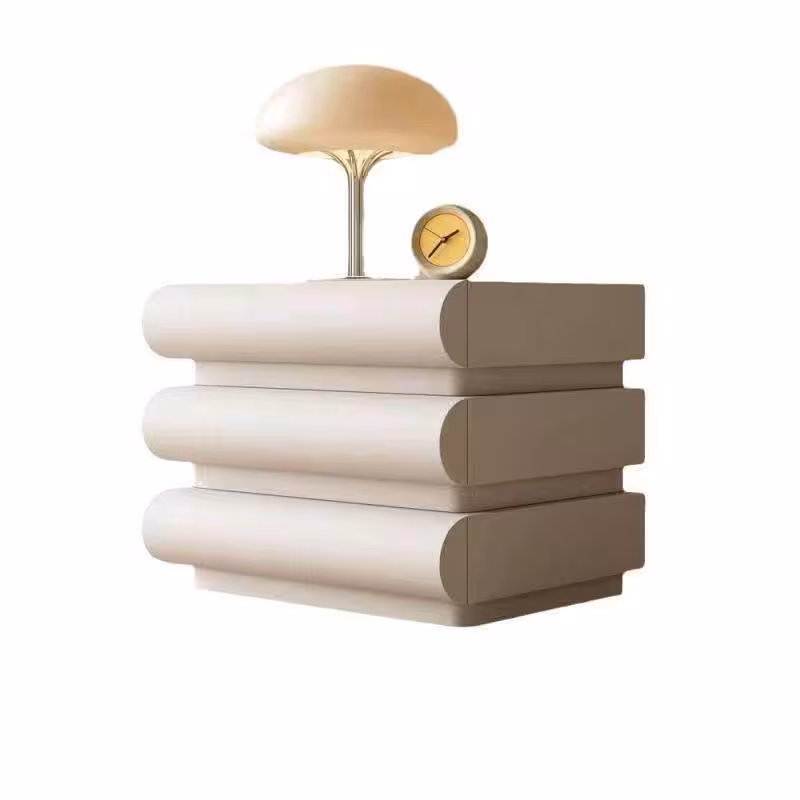 Claudia-創意藝術床頭櫃(可旋轉)