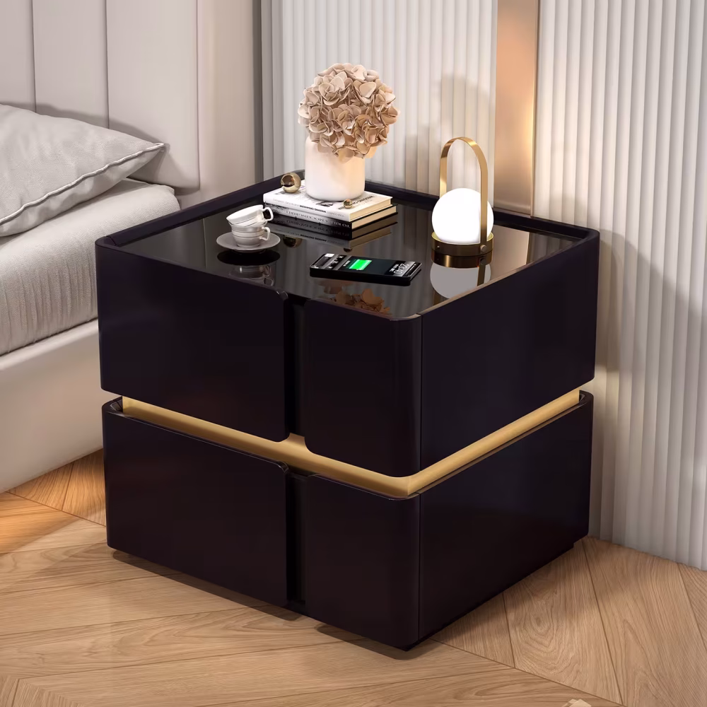 Connie 無線充小戶型床頭櫃二抽三抽主图2 10 converted