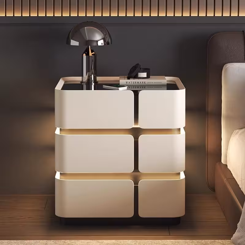 Connie 無線充小戶型床頭櫃二抽三抽主图2 8 converted