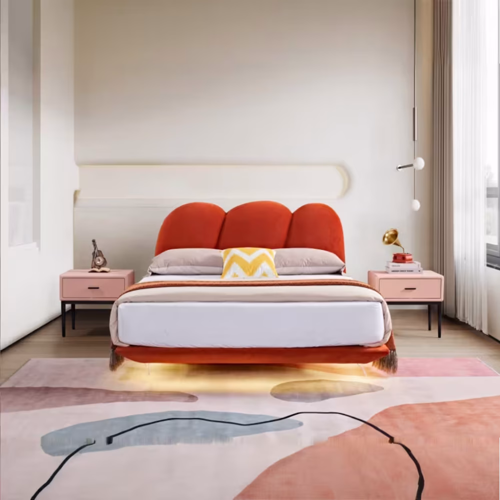 Curitis 齊邊三角鐵支撐懸浮床架帶感應燈 converted 1